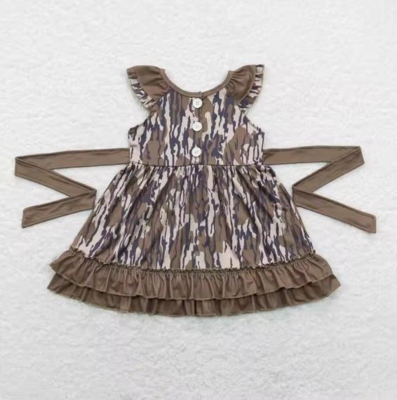 Toddler Dress Camo Print