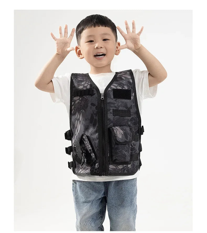 Camouflage Tactical Vest Kid (Style 3)