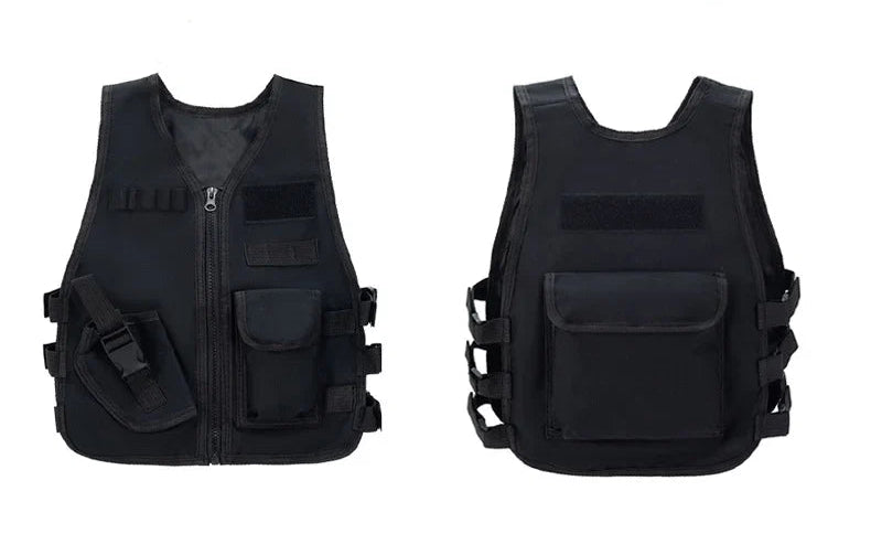 Camouflage Tactical Vest Kid (Black)