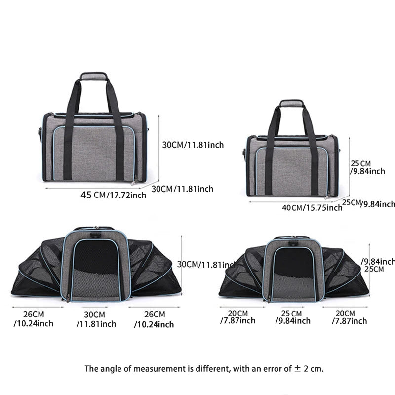 Expandable Pet Carrier Bag