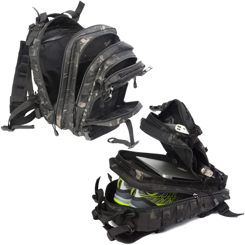 30L Tactical Bag for Hiking Camping Travel