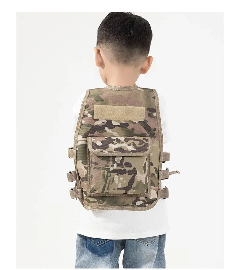Camouflage Tactical Vest Kid (Style 6)