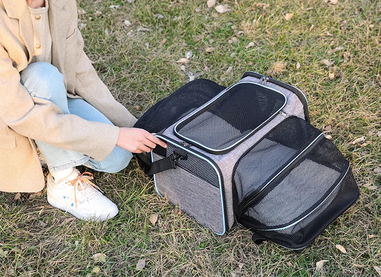 Expandable Pet Carrier Bag