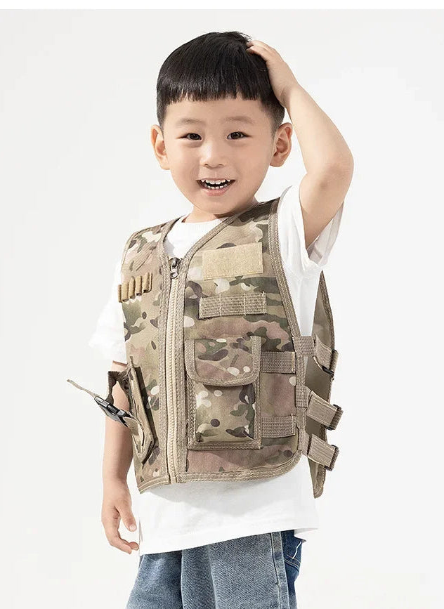 Camouflage Tactical Vest Kid (Style 6)